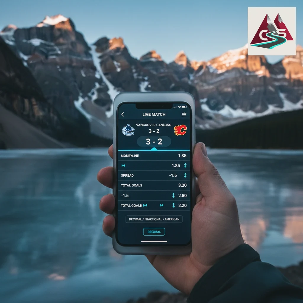 Settings menu for toggling Decimal, Fractional, and American odds formats.