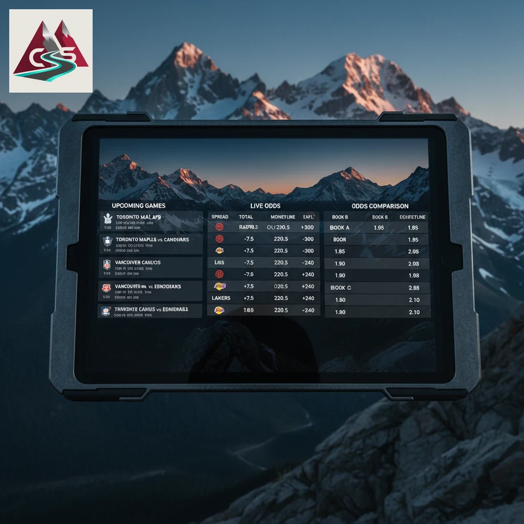 Smartphone interface displaying a multi-leg bet slip calculation with potential payout totals.